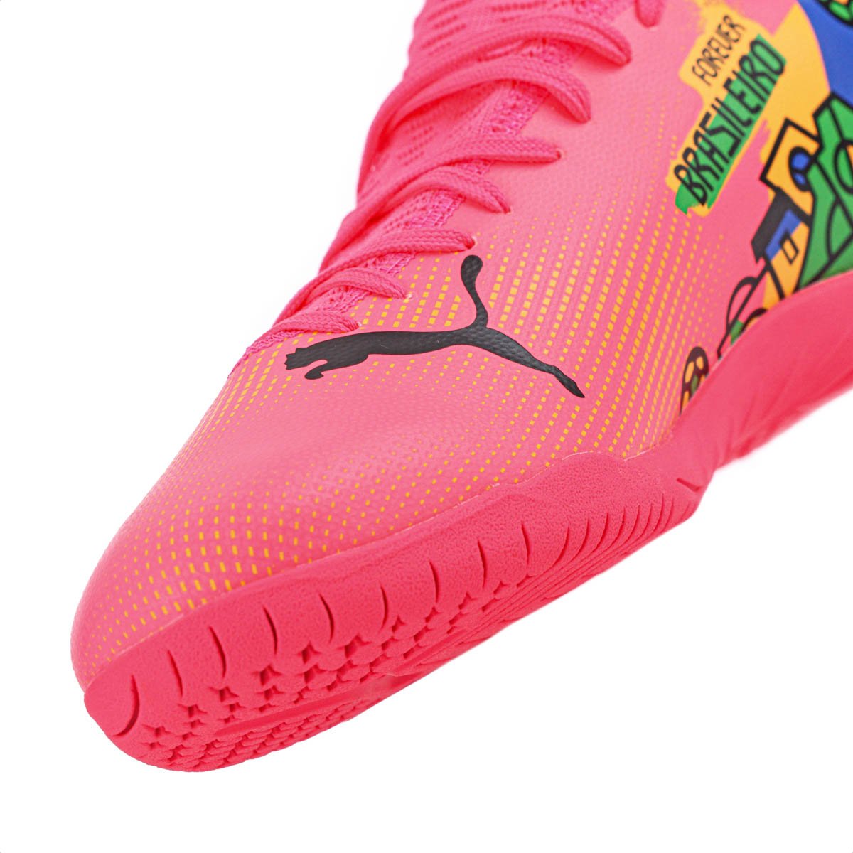 Chuteira Puma Futsal Future 7  Play NJR IT BDP Rosa - Masculino Rosa 7