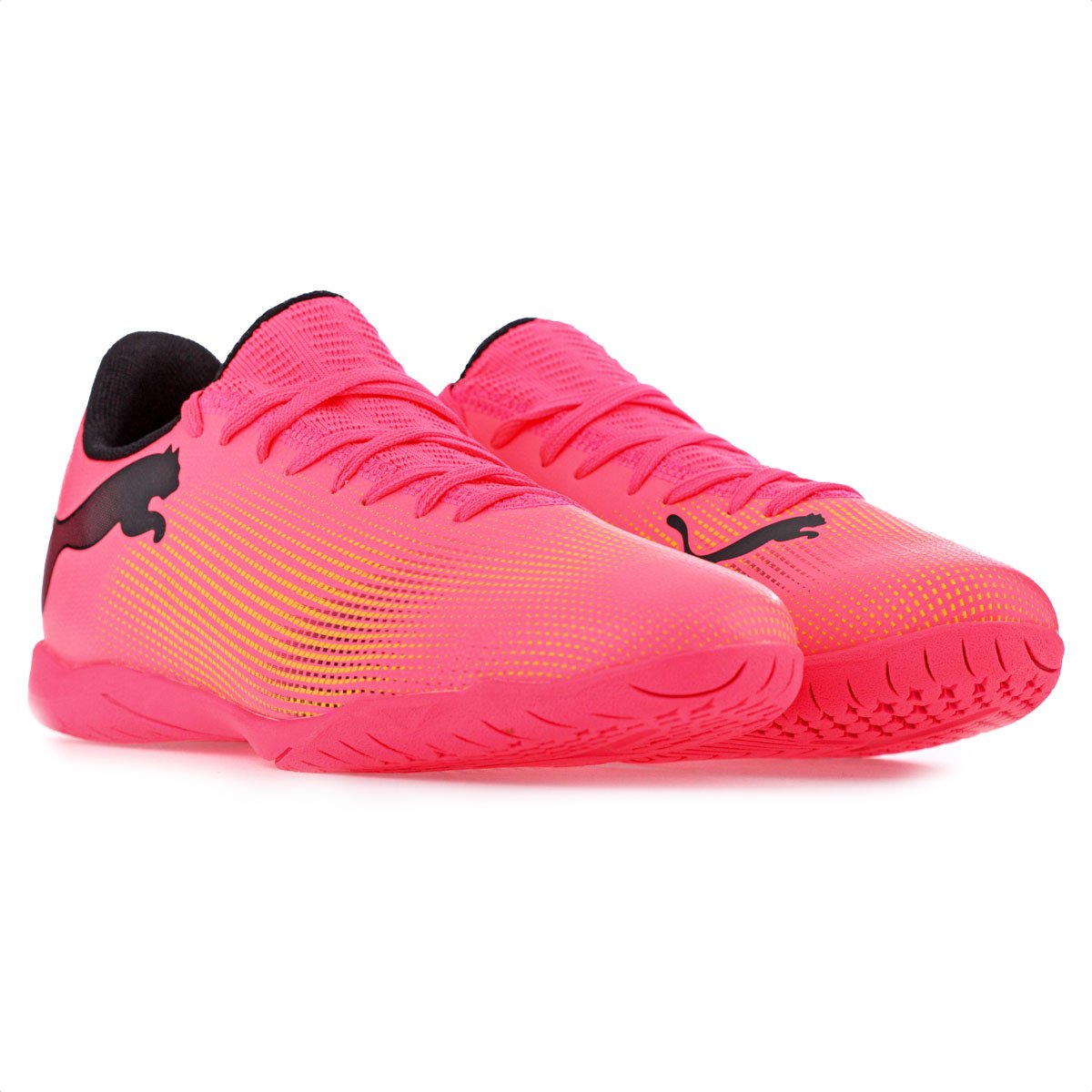 Chuteira Puma Futsal Future 7 Play IT Rosa e Preto - Masculino Rosa 4