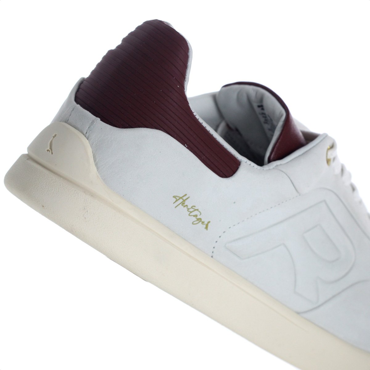 Tenis Reserva Herritage Branco e Bordo - Masculino Branco 5