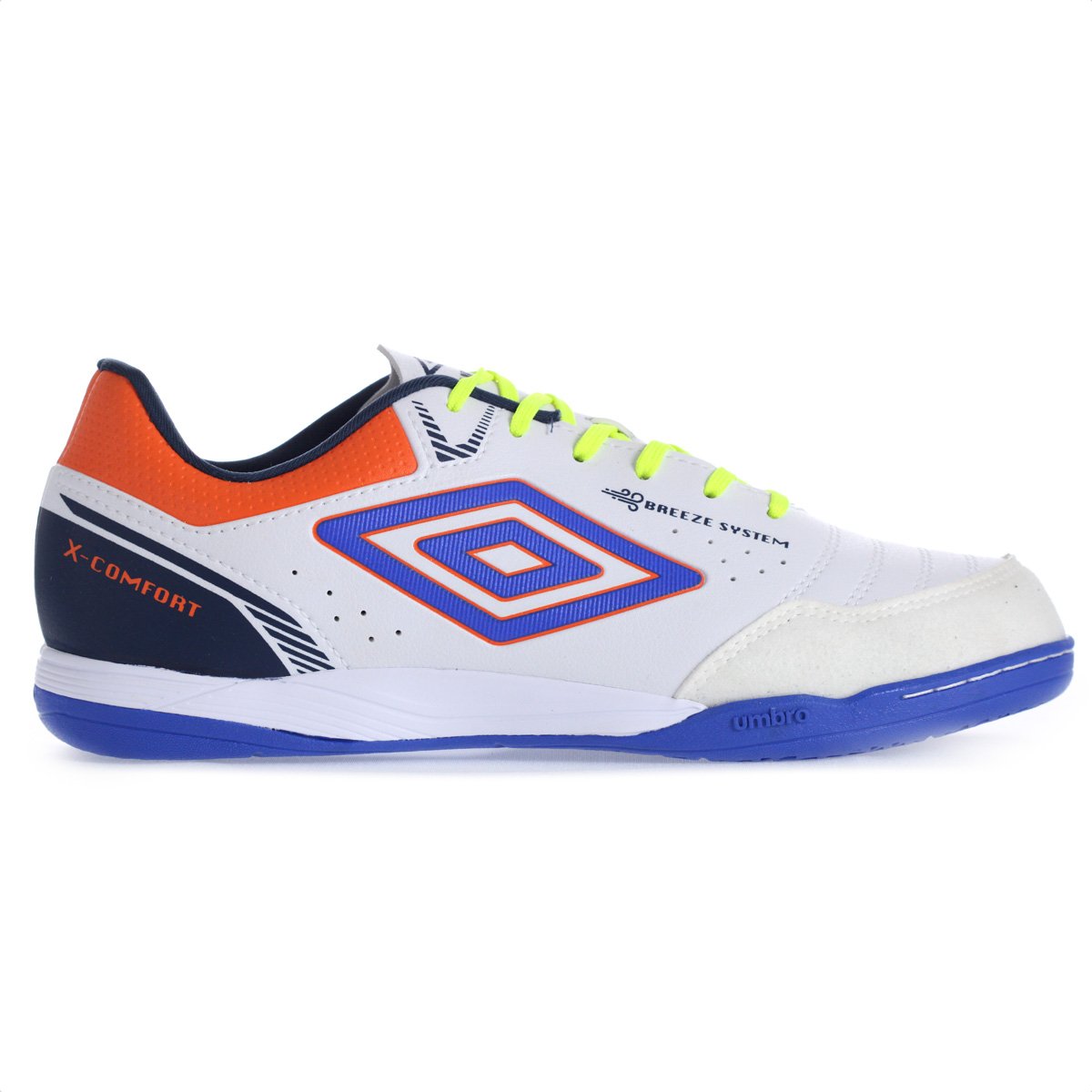 Chuteira Umbro X Comfort 263 Futsal Indoor Masculina Branco