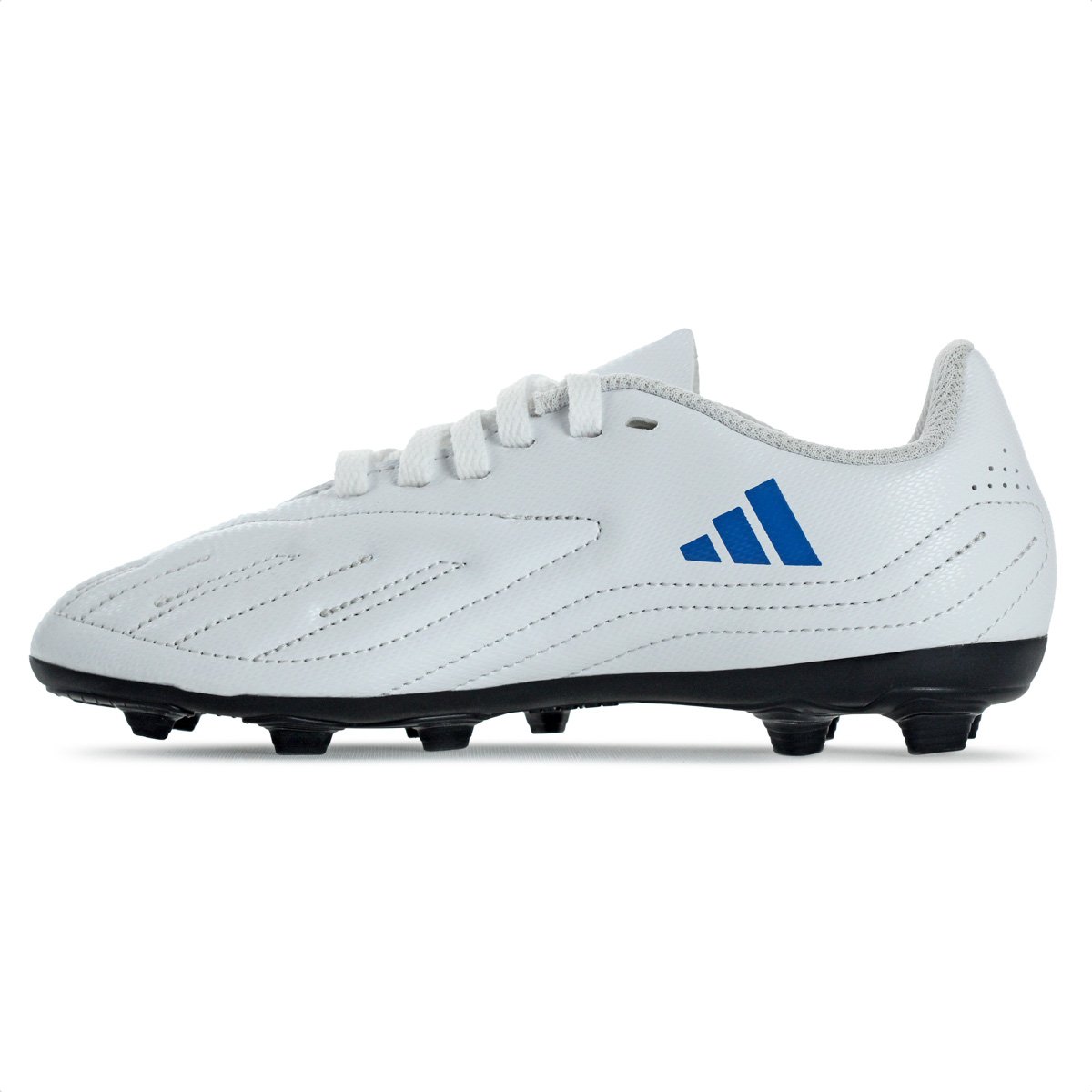 Chuteira Adidas Campo Deportivo II FxG J Branco e Azul - Infantil Branco 2