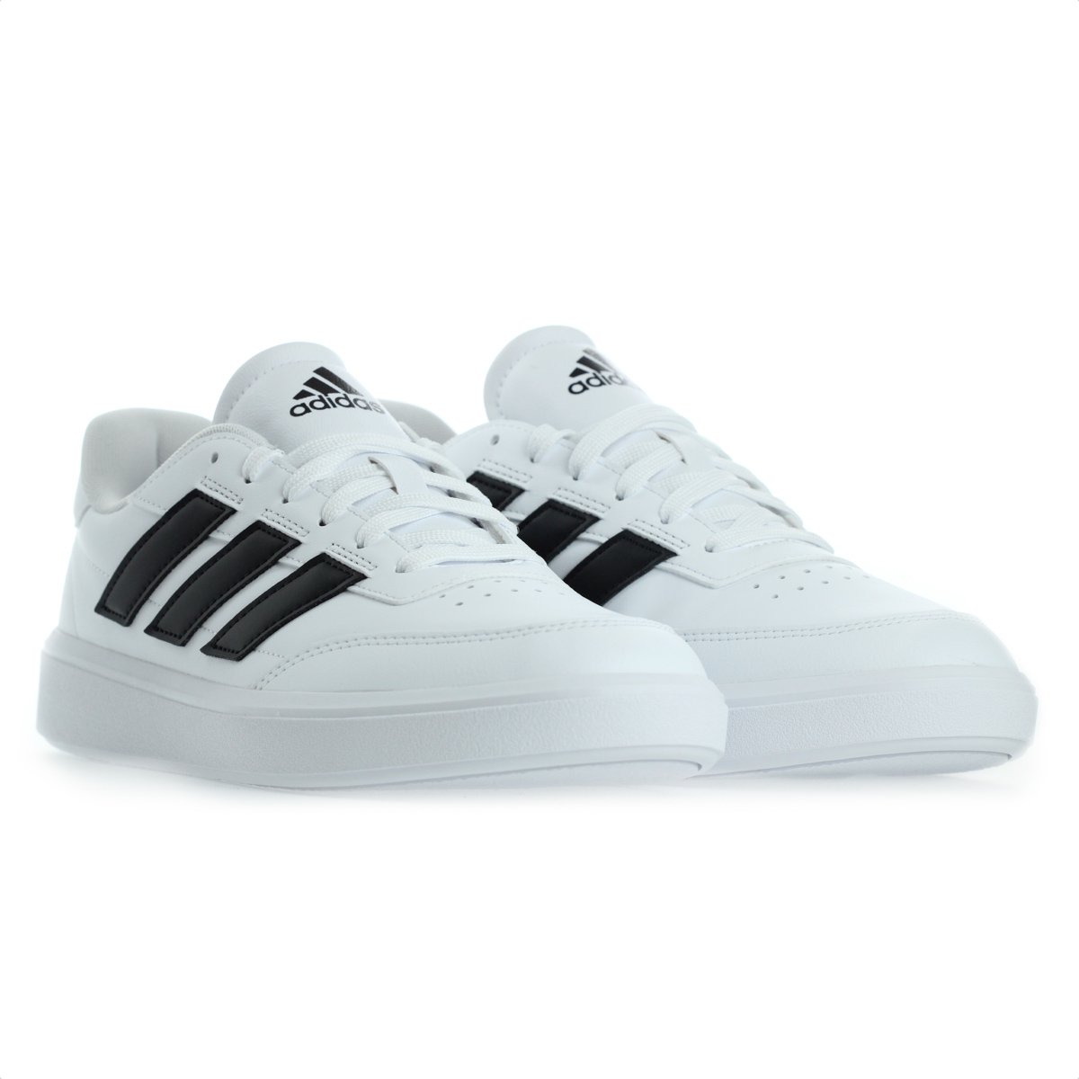 Tenis Adidas Courtblock Branco e Preto - Unissex Branco 4