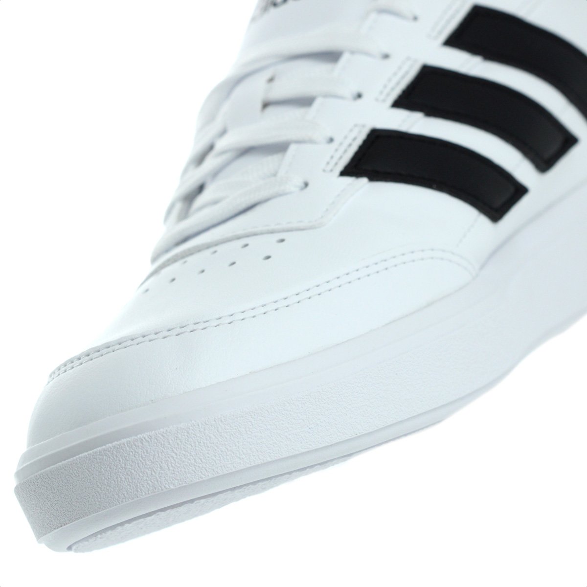Tenis Adidas Courtblock Branco e Preto - Unissex Branco 8