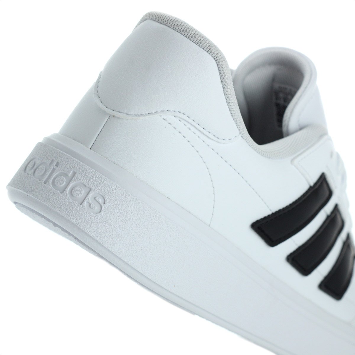 Tenis Adidas Courtblock Branco e Preto - Unissex Branco 9