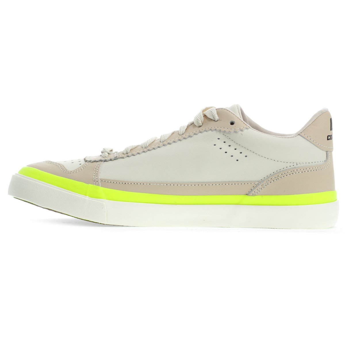 Tenis Colcci 001 Leather Bege e Amarelo - Feminino Bege 2
