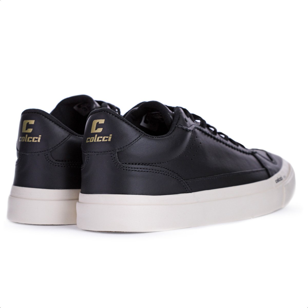 Tenis Colcci 001 Leather Preto - Feminino Preto 4