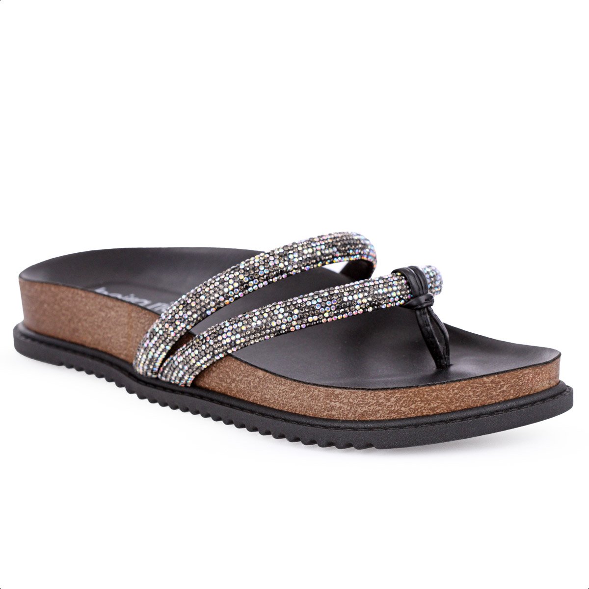 Sandalia Papete Beira Rio 8524107 Preto - Feminino Preto 1