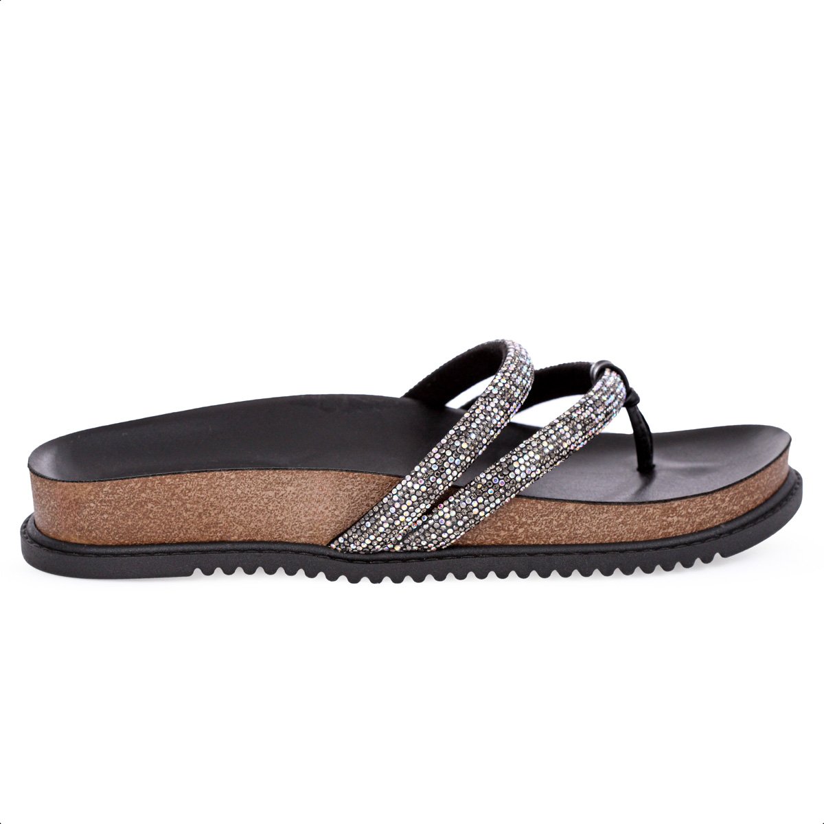 Sandalia Papete Beira Rio 8524107 Preto - Feminino Preto 2