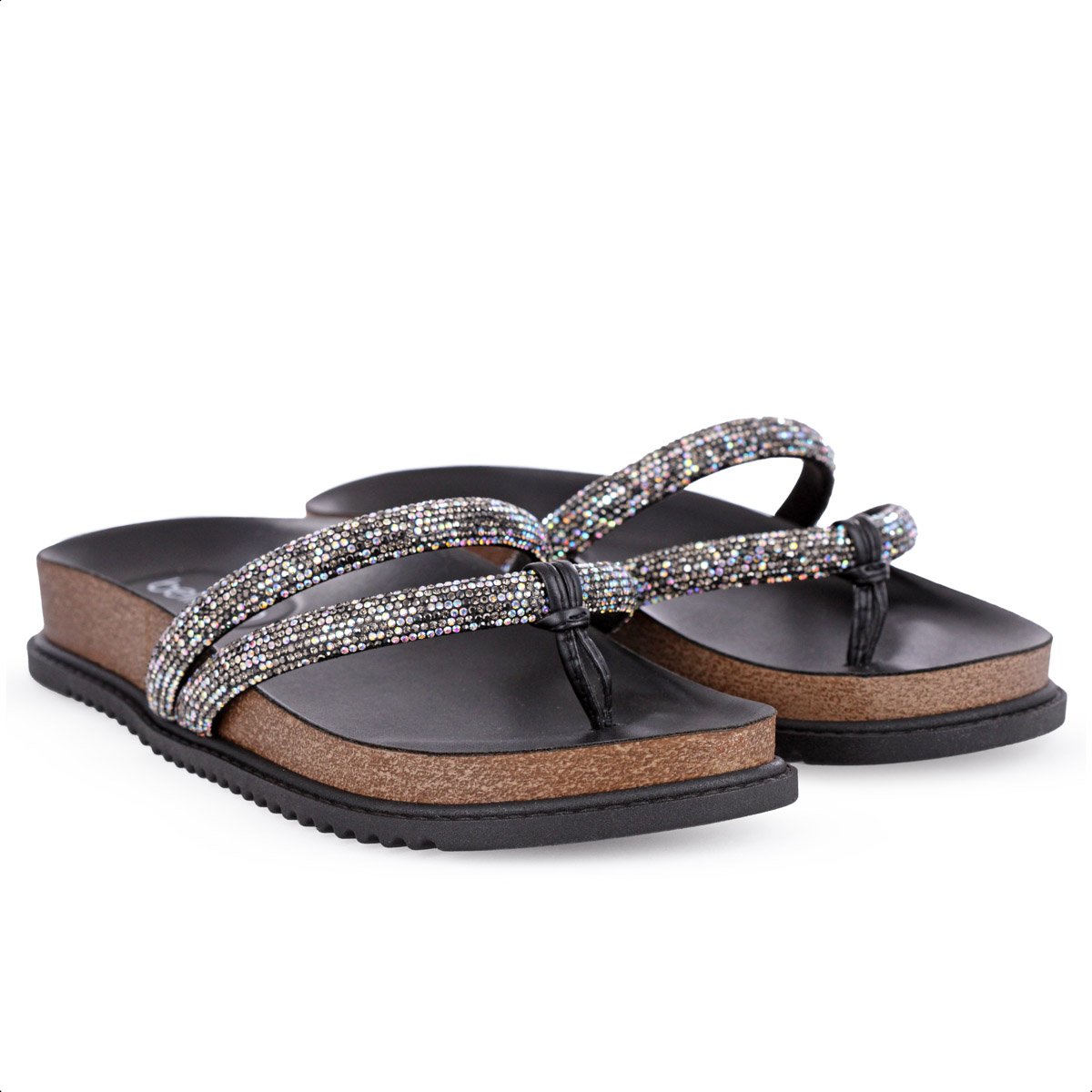 Sandalia Papete Beira Rio 8524107 Preto - Feminino Preto 4