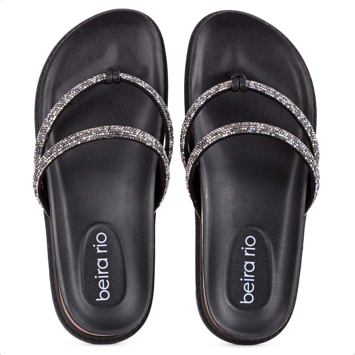 Sandalia Papete Beira Rio 8524107 Preto - Feminino Preto 6