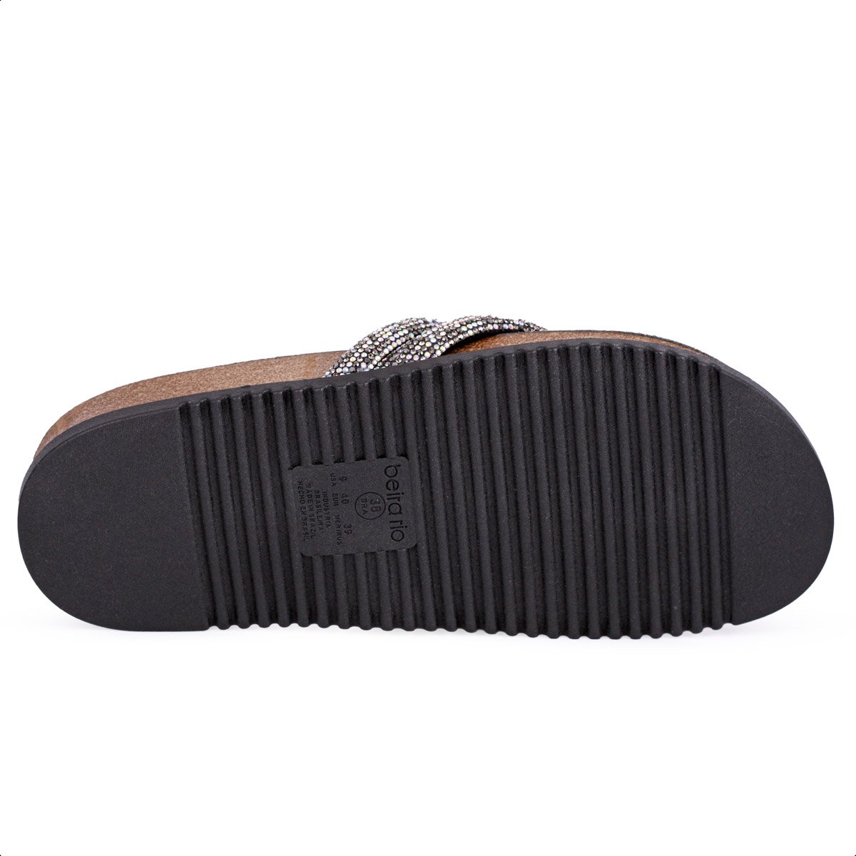 Sandalia Papete Beira Rio 8524107 Preto - Feminino Preto 7