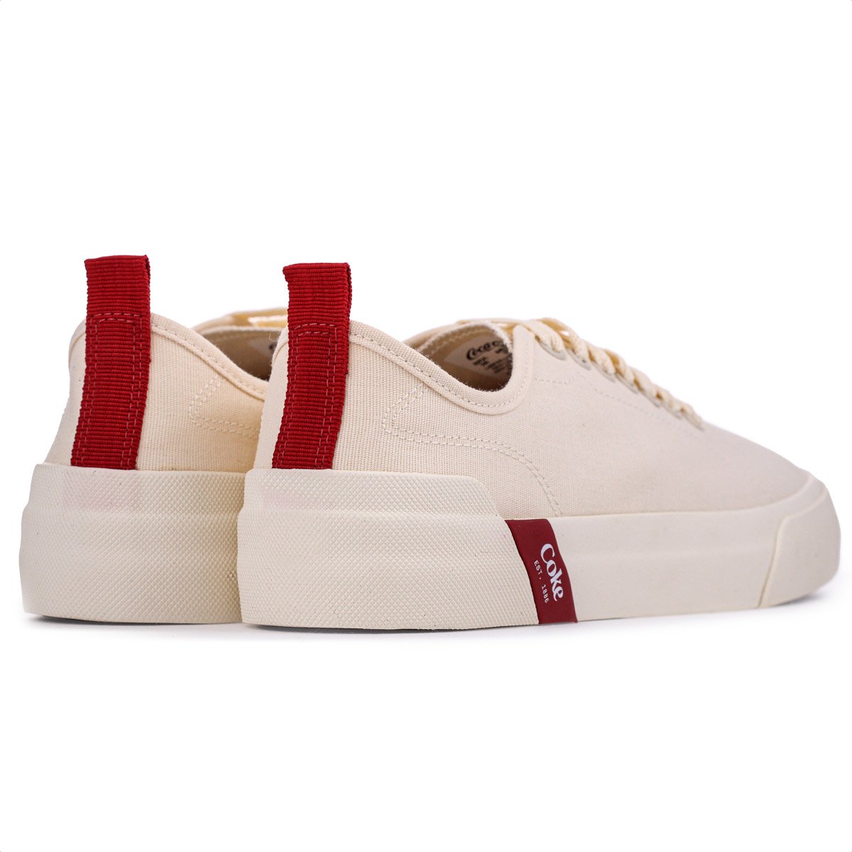 Tenis Coca Cola Charlotte Canvas Off White - Feminino Branco 4