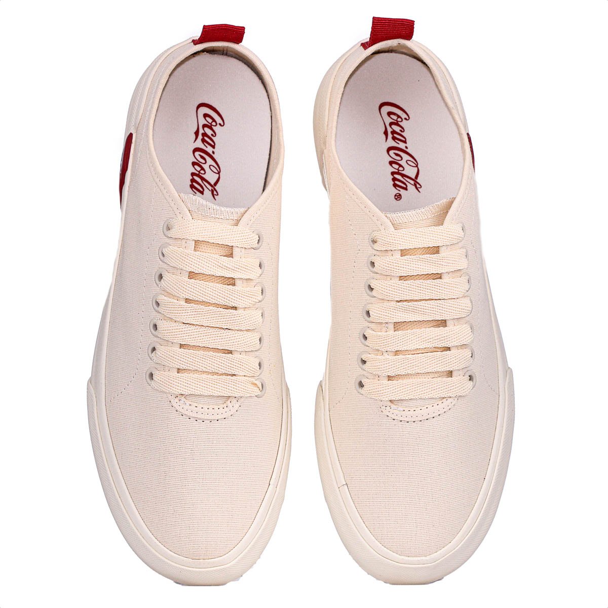Tenis Coca Cola Charlotte Canvas Off White - Feminino Branco 5