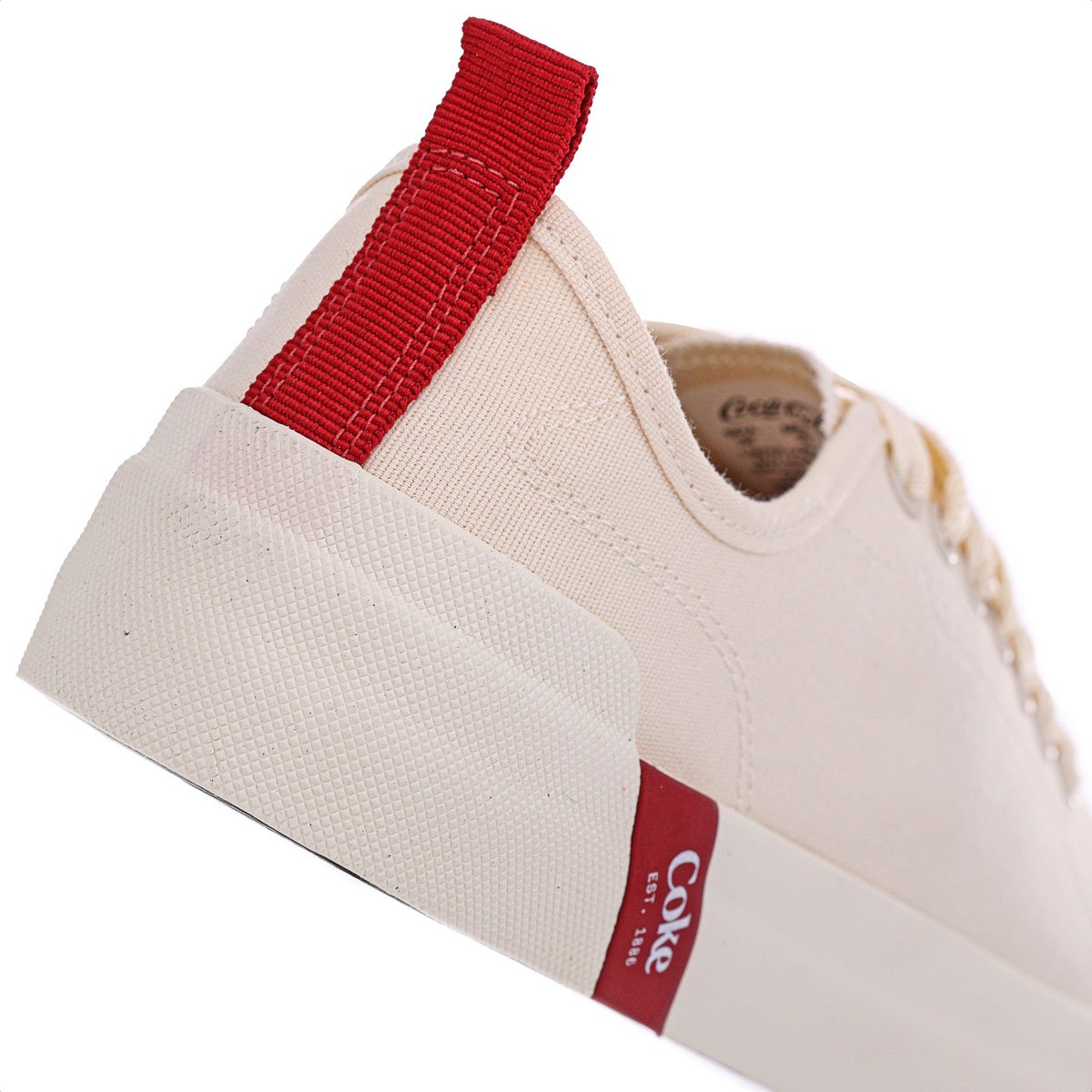 Tenis Coca Cola Charlotte Canvas Off White - Feminino Branco 8