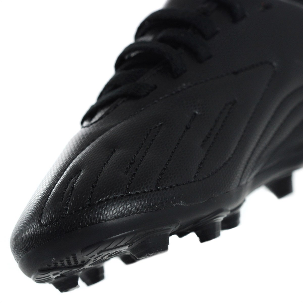 Chuteira Adidas Campo Deportivo II FxG J Preto e Vermelho - Infantil Preto 7
