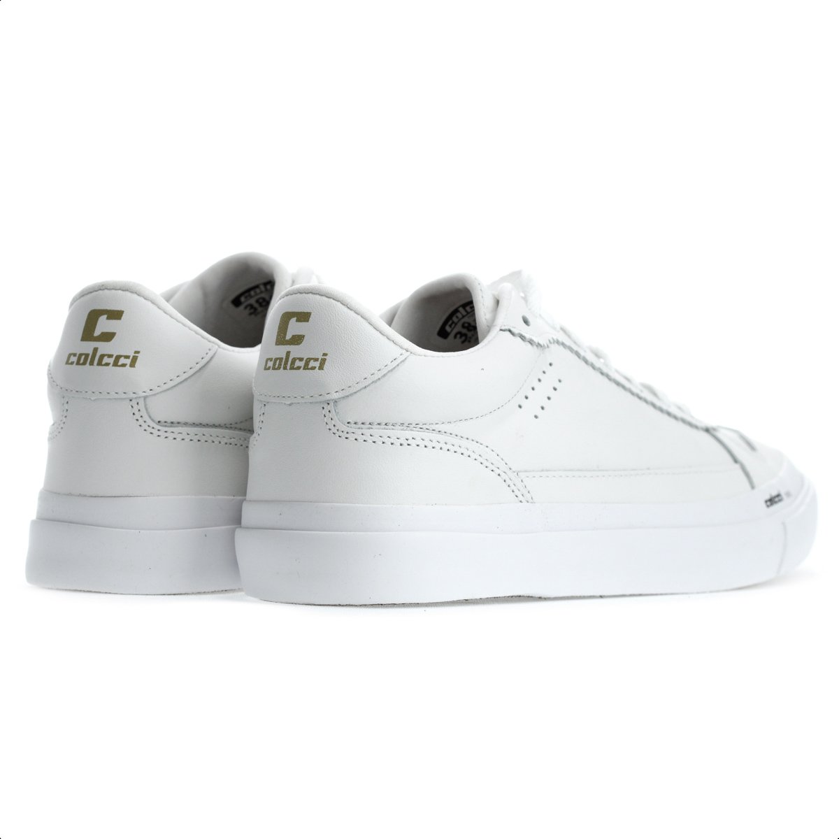 Tenis Colcci 001 Leather Branco - Feminino      Branco 4