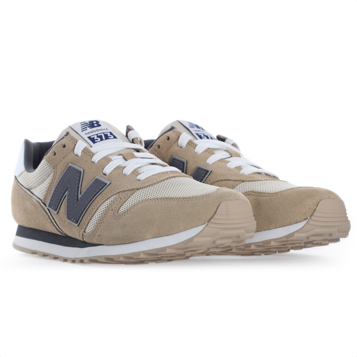 Tenis New Balance 373v2 Bege e Cinza - Masculino Bege 3
