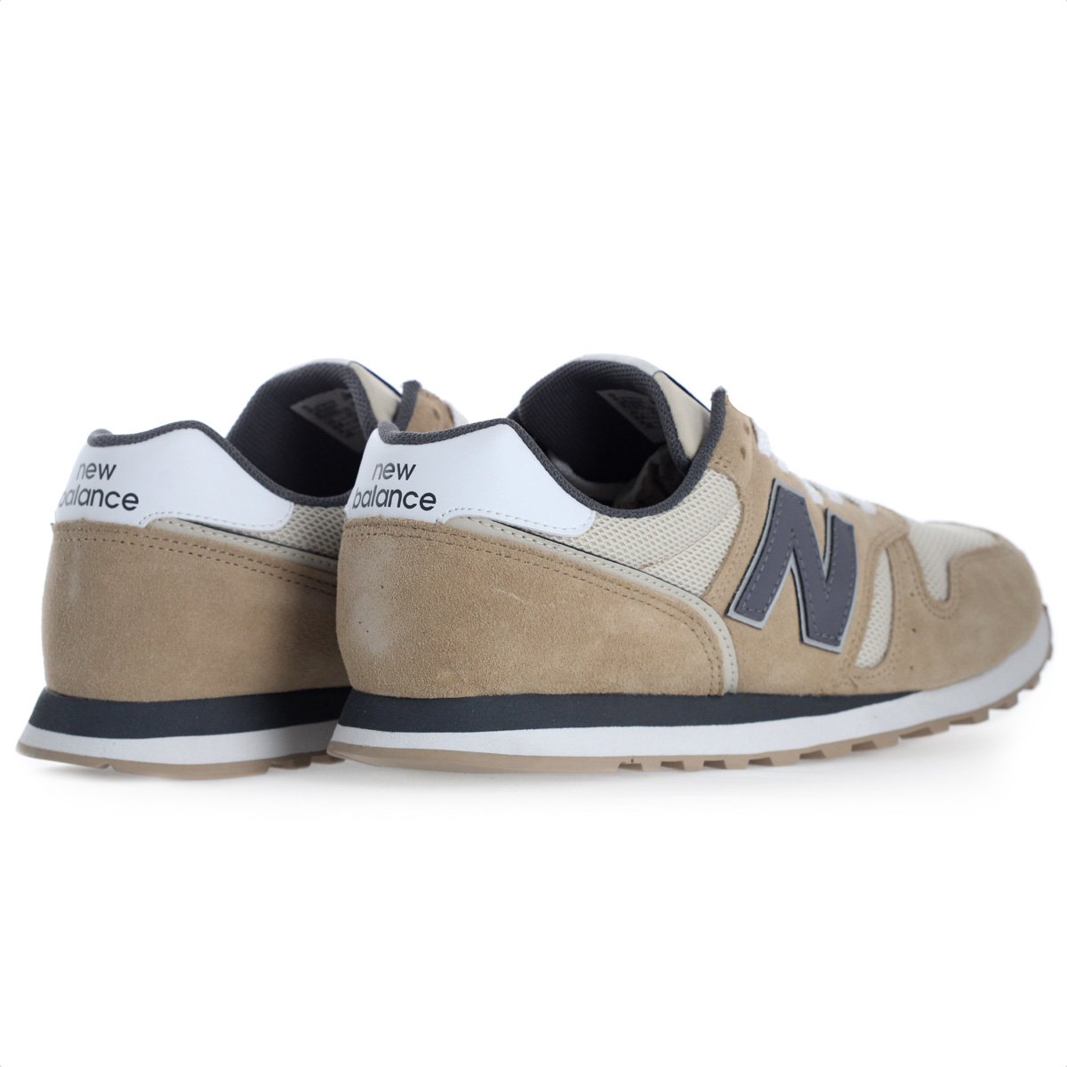 Tenis New Balance 373v2 Bege e Cinza - Masculino Bege 4