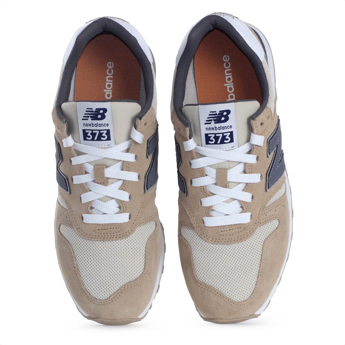Tenis New Balance 373v2 Bege e Cinza - Masculino Bege 5