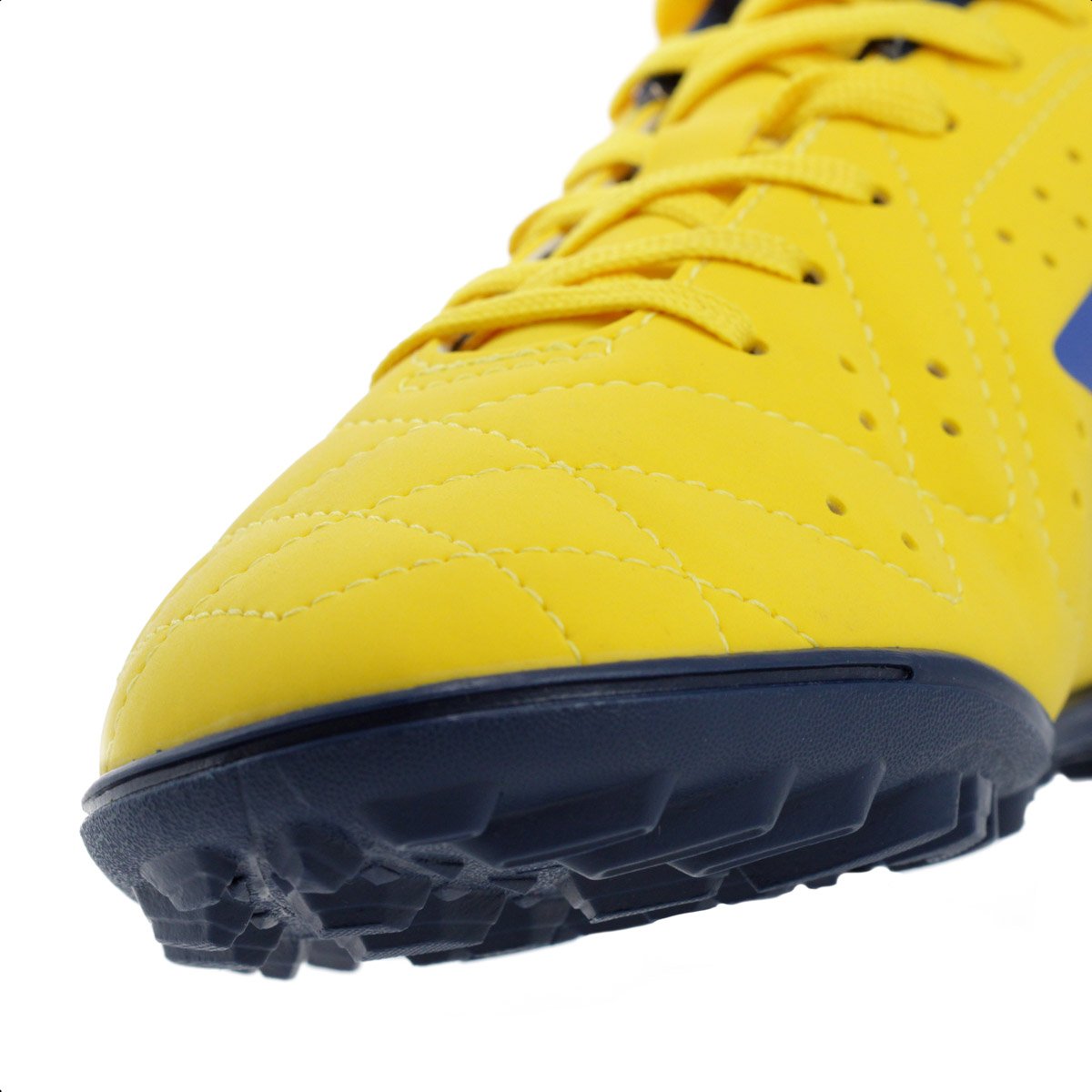 Chuteira Umbro Society Neo Striker Amarelo e Azul - Masculina Amarelo 8
