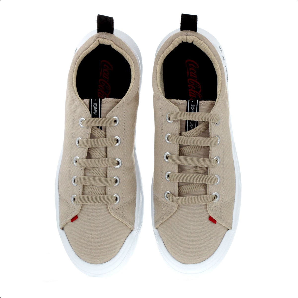 Tenis Coca Cola Soho Daytona Areia - Feminino Areia 5