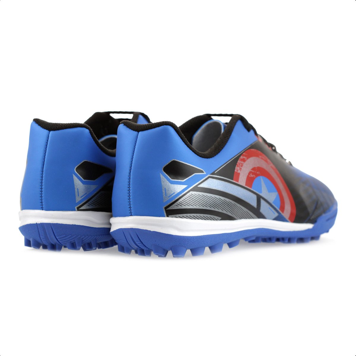 Chuteira Dray Society Marvel 4810 Capitao America Azul e Preto - Masculino Azul 4