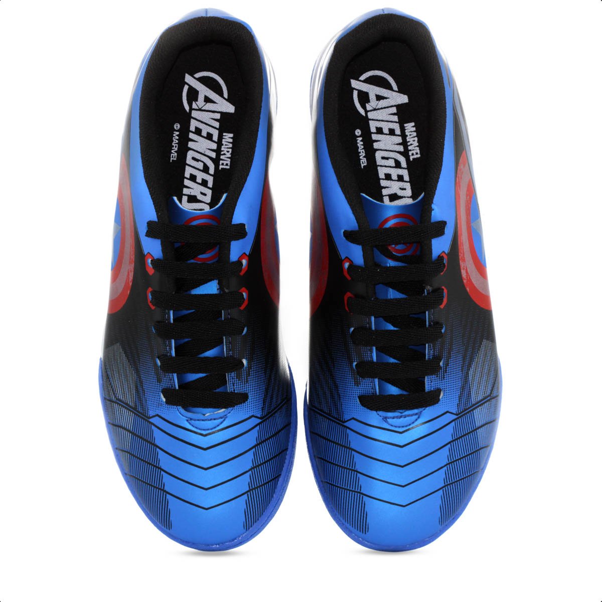 Chuteira Dray Society Marvel 4810 Capitao America Azul e Preto - Masculino Azul 5