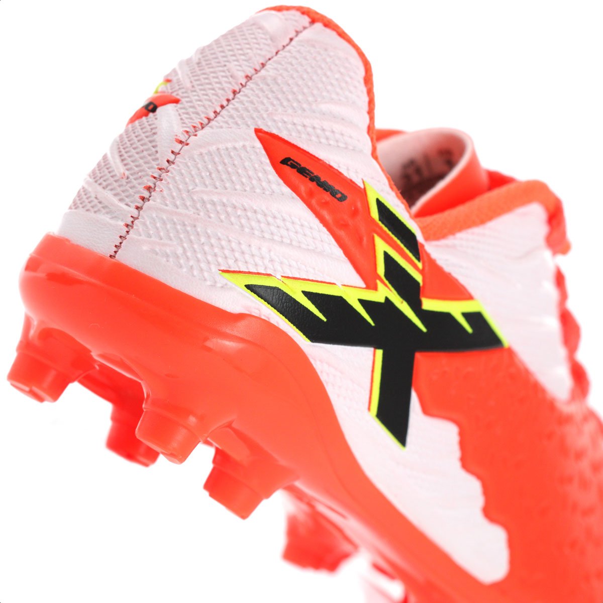 Chuteira OXN Campo Genio 4 PRO Laranja e Branco - Infantil Laranja 8