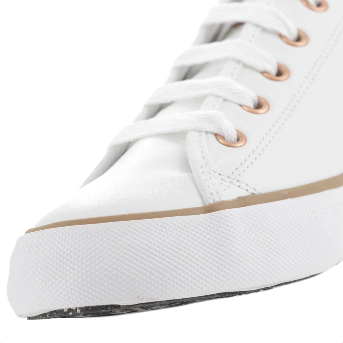 Tenis Coca Cola Stream Leather Branco e Cobre - Feminino Branco 7