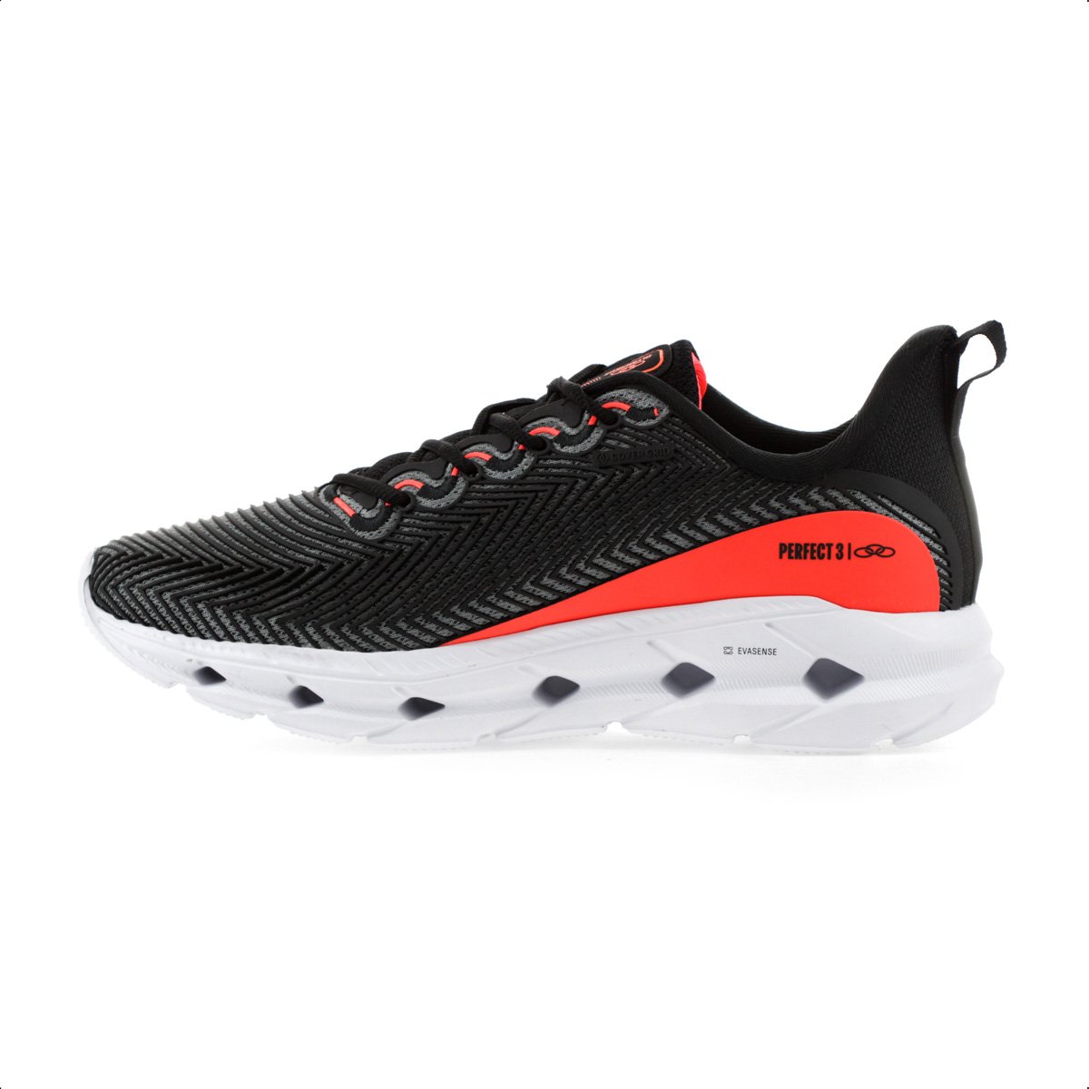 Tenis Olympikus Perfect 3 Preto e Laranja - Unissex Preto 2