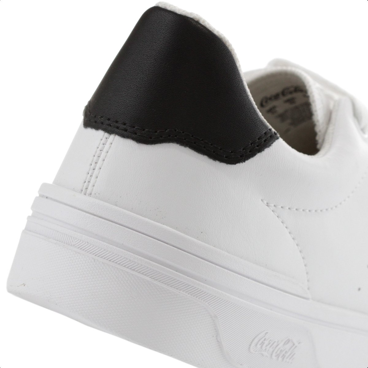 Tenis Coca Cola March Maverick Branco e Preto - Unissex Branco 8