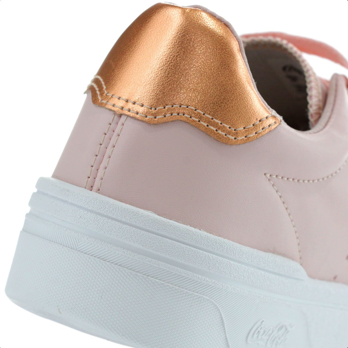 Tenis Coca Cola March Maverick Rosa e Cobre - Feminino Rosa