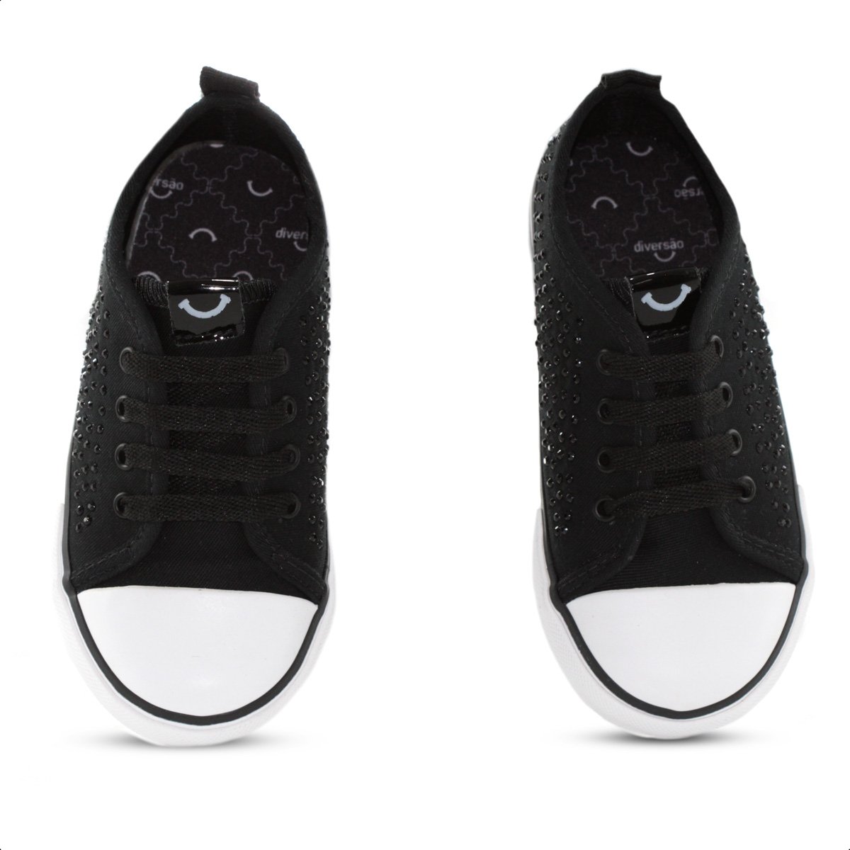 Tenis Diversao Baby Clara Preto - Infantil  Preto 5