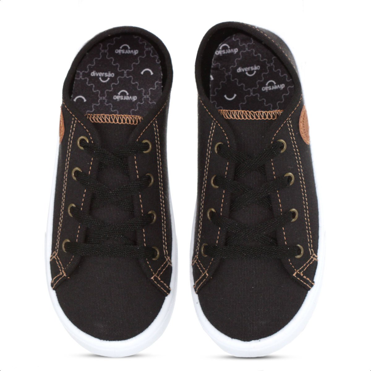 Tenis Diversao Mini Caio Preto - Infantil Preto 5