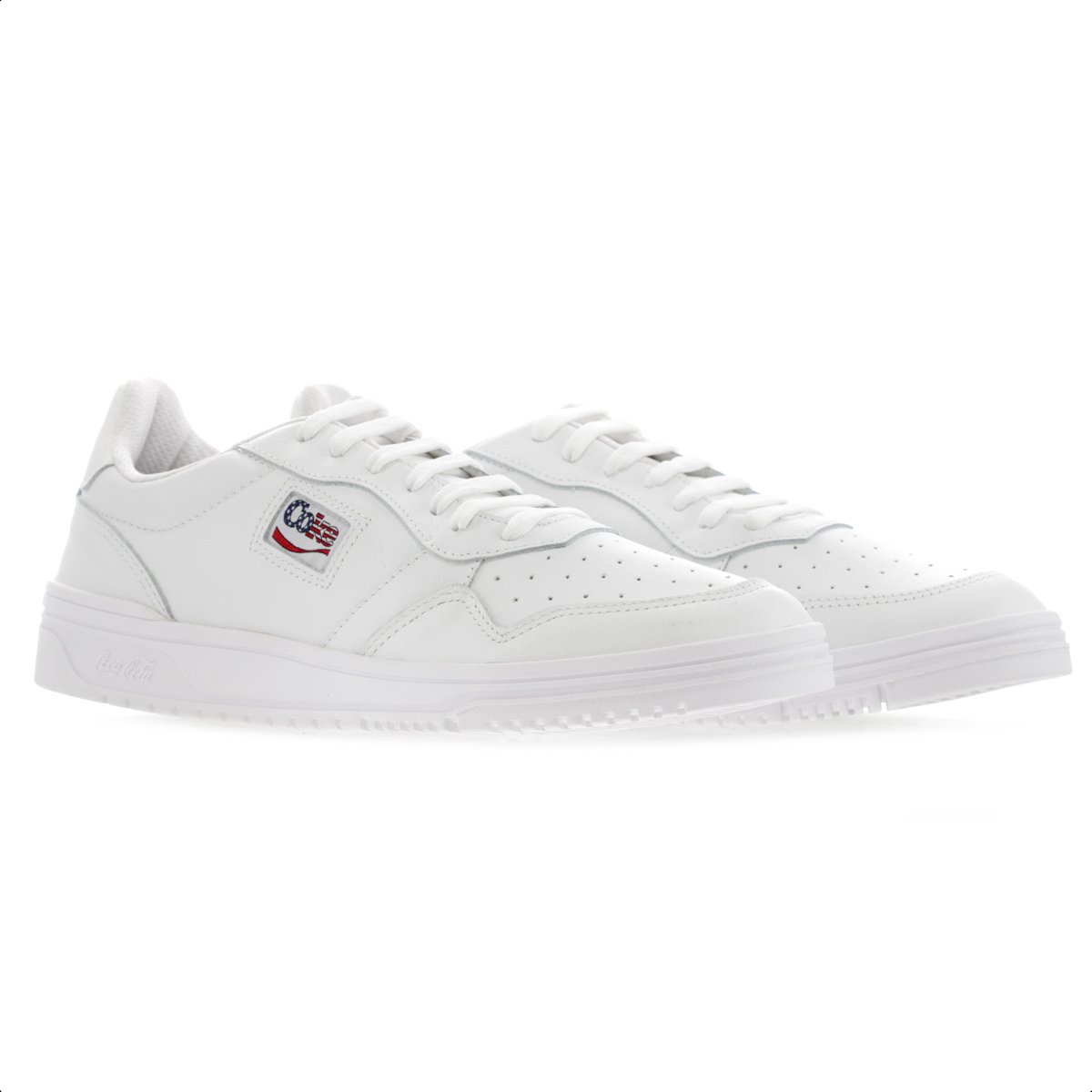 Tenis Coca Cola March Ray Leather Branco - Masculino Branco 3