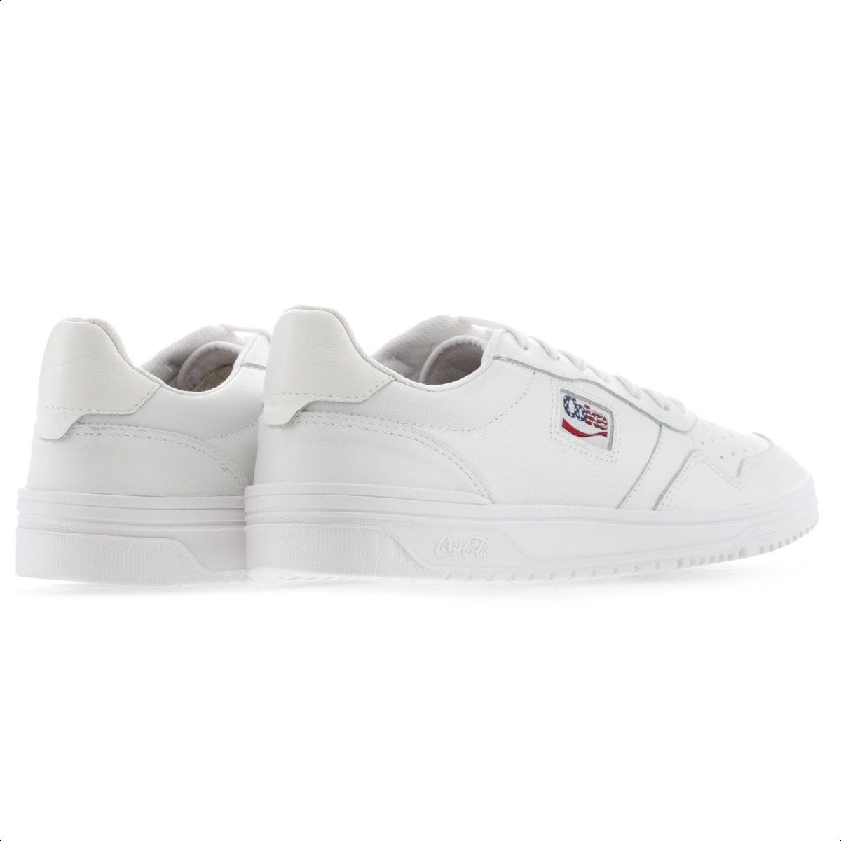 Tenis Coca Cola March Ray Leather Branco - Masculino Branco 4