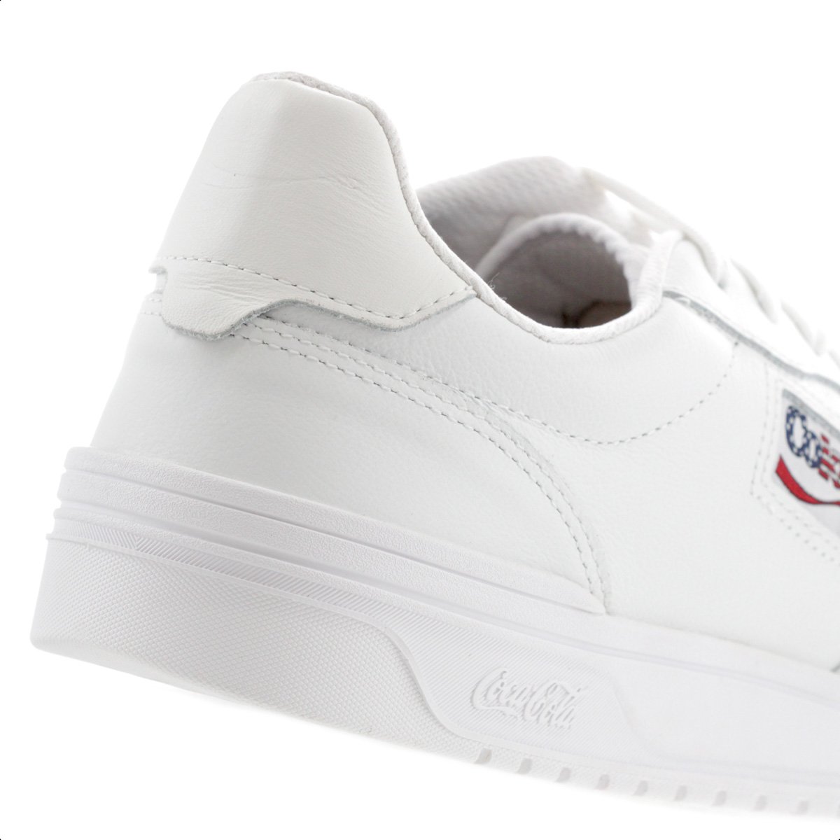 Tenis Coca Cola March Ray Leather Branco - Masculino Branco 8