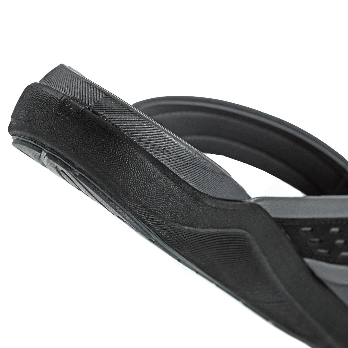Chinelo Olympikus 921 Chumbo e Preto - Masculino Cinza 7