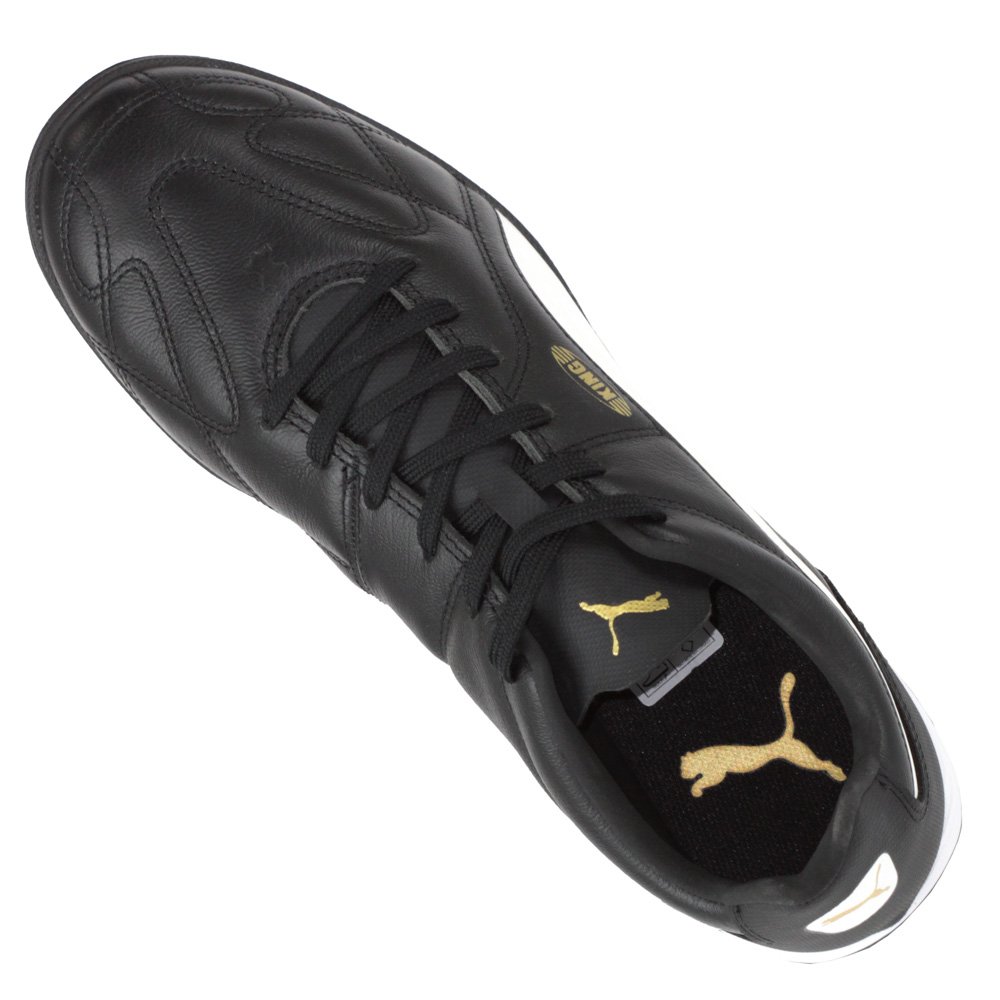 Chuteira Puma Society King TT BDP Preta - Masculina Preto