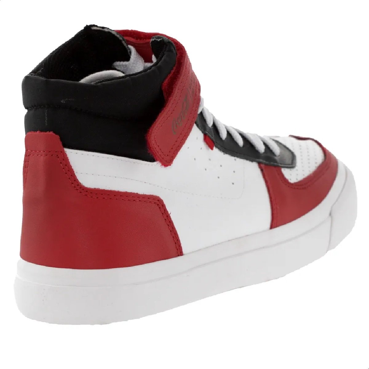 Tenis Coca Cola Rocket Branco e Vermelho - Unissex Branco 4