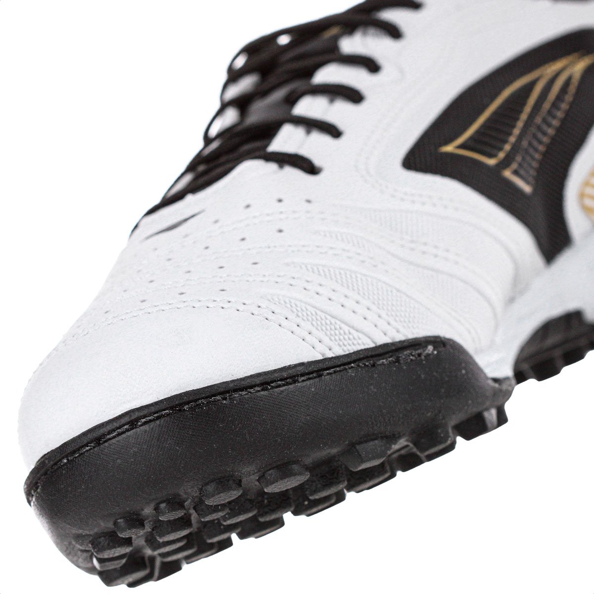 Chuteira Penalty Society Brasil 70 Y-1 Branco Preto e Dourado - Masculino Branco 3