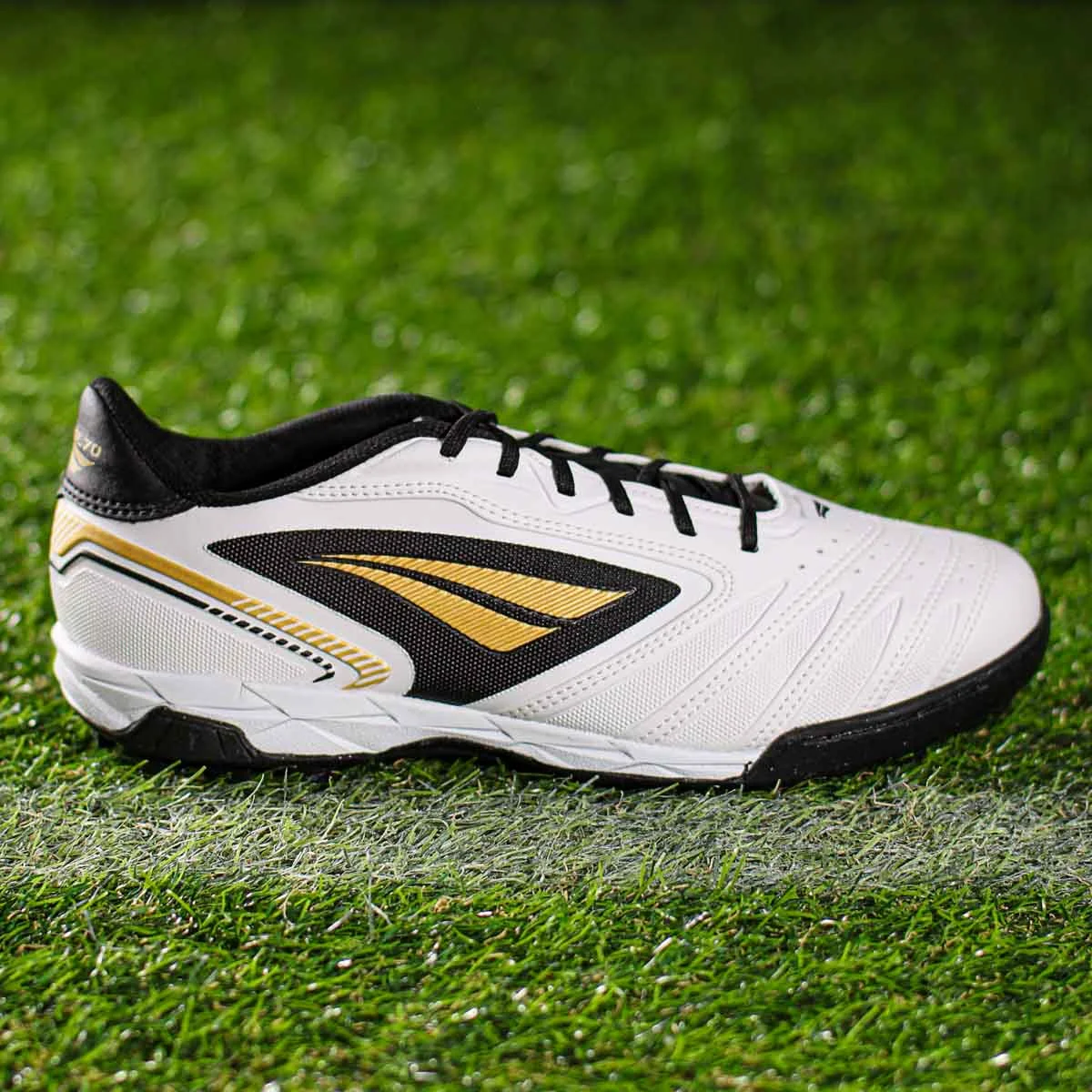 Chuteira Penalty Society Brasil 70 Y-1 Branco Preto e Dourado - Masculino Branco 8