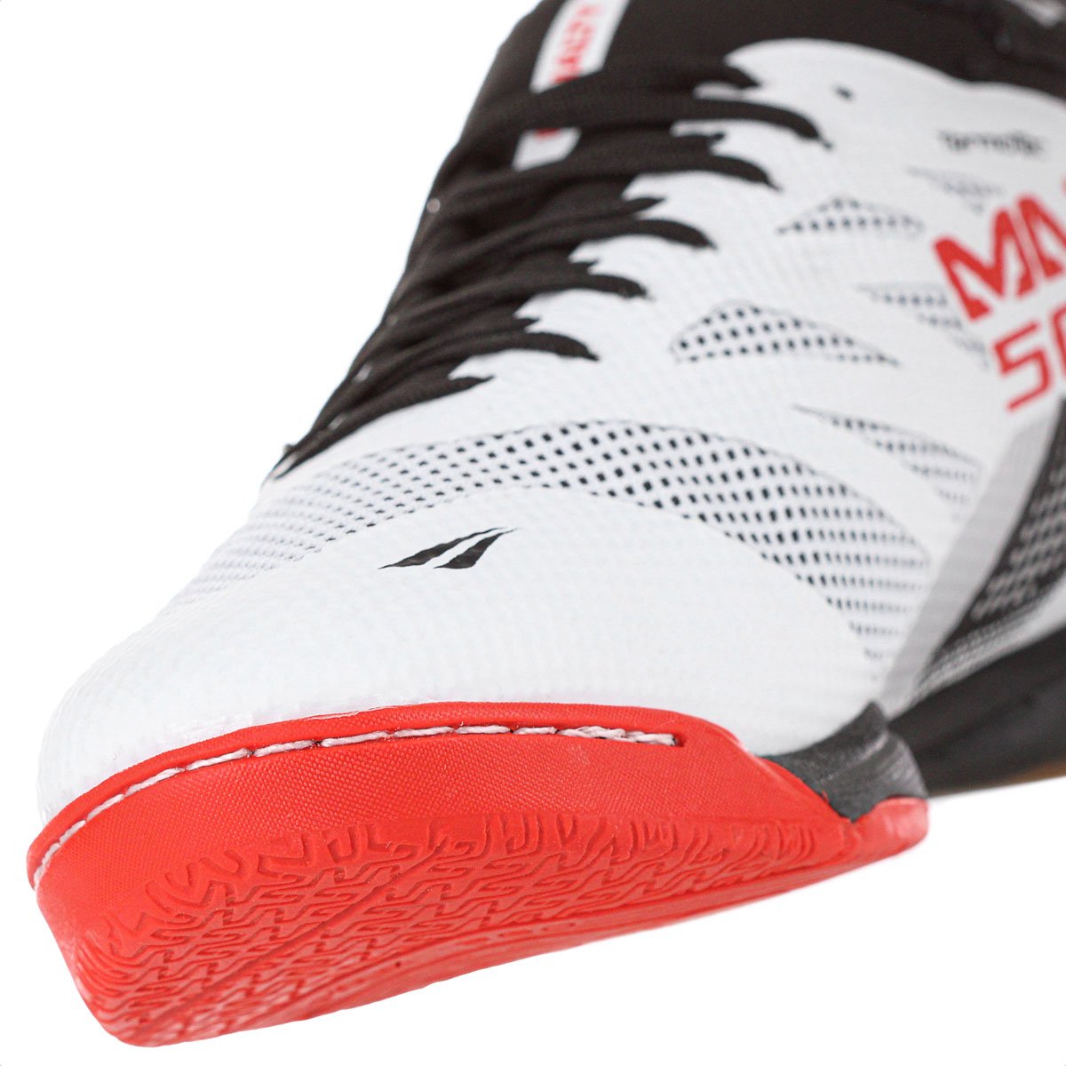 Chuteira Penalty Futsal Max 500 Locker Y-3 Branco Preto e Vermelho - Masculino Branco 3