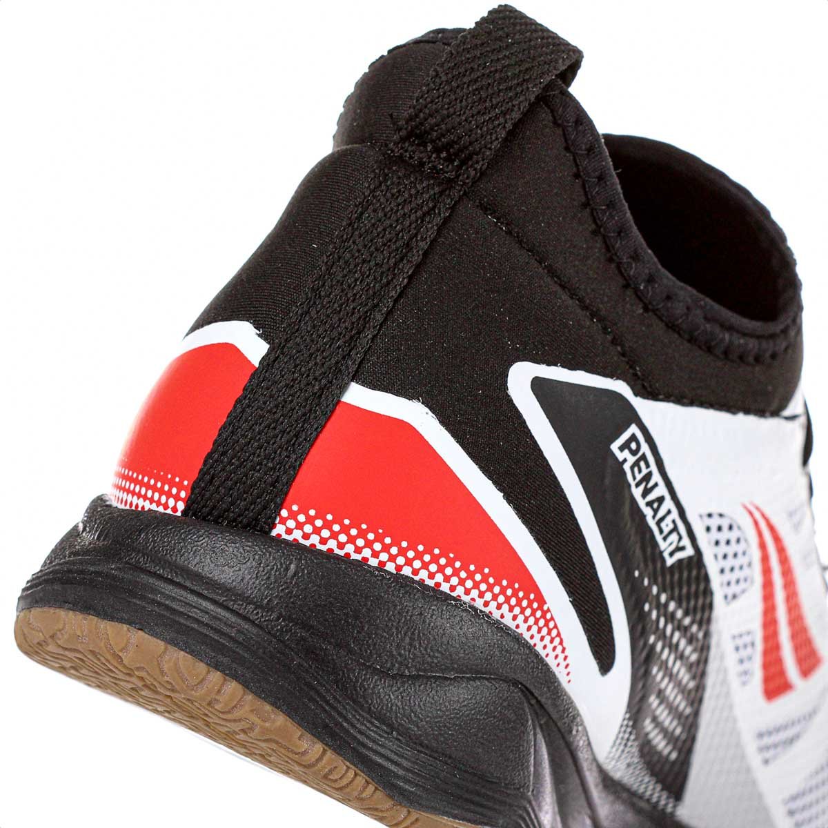 Chuteira Penalty Futsal Max 500 Locker Y-3 Branco Preto e Vermelho - Masculino Branco 4