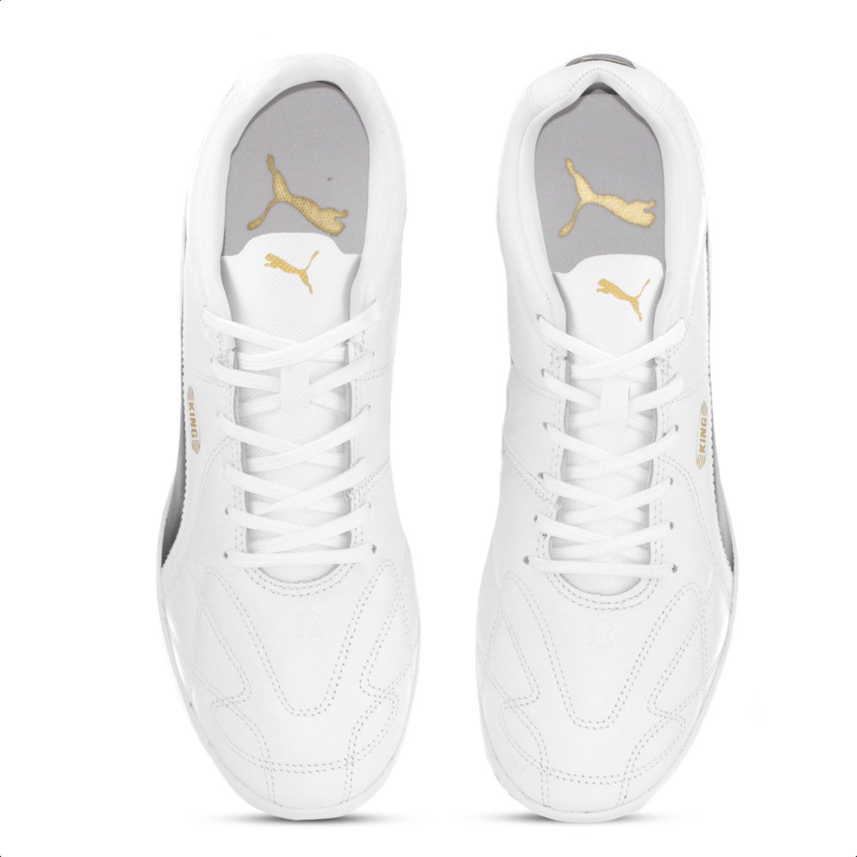 Chuteira Puma Society King TT BDP Branca - Masculina Branco 5