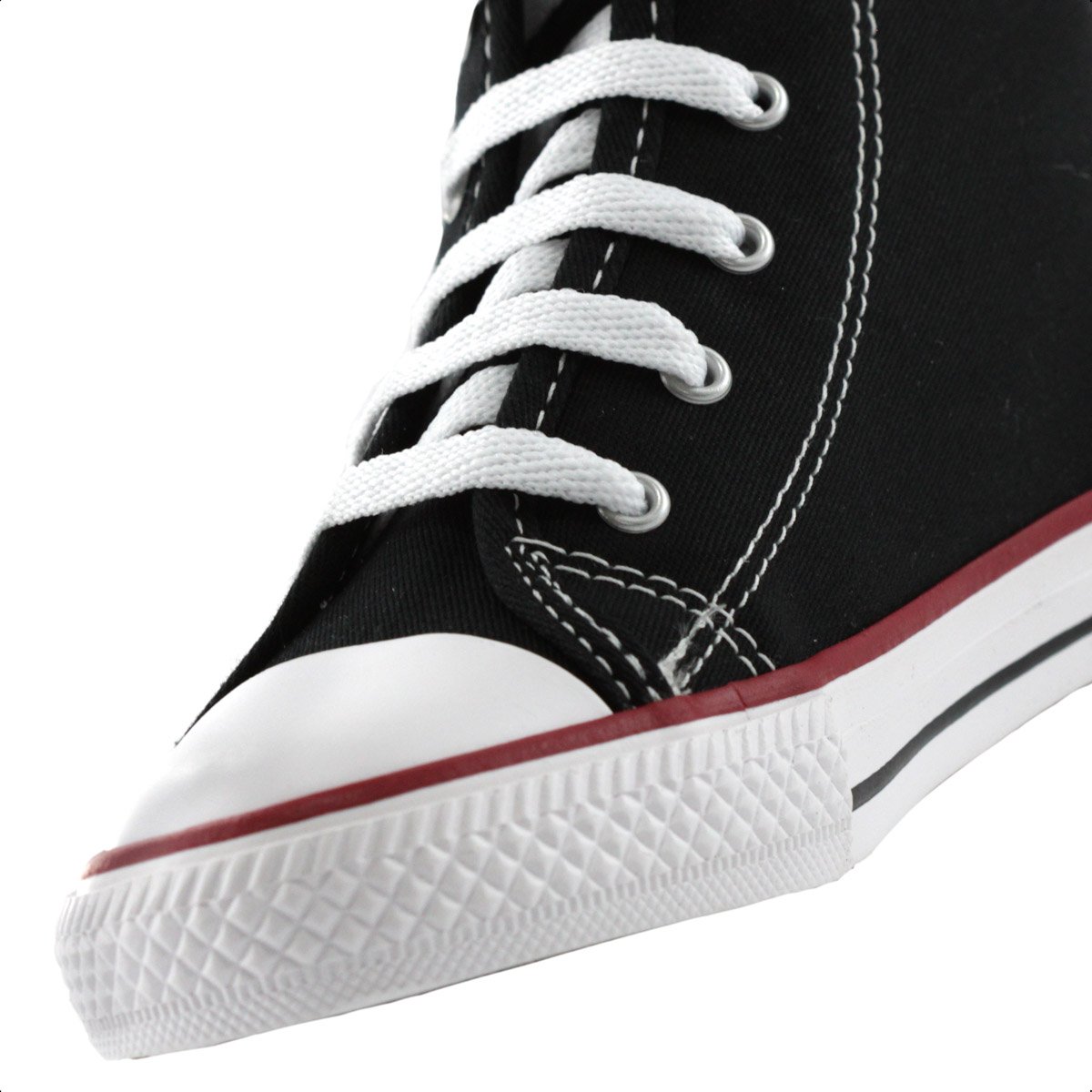 Tenis Diversao Canvas Hi Ziper Preto - Infantil Preto 7