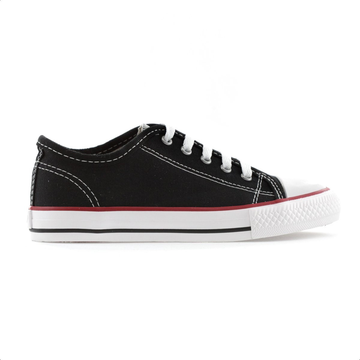 Tenis Diversao Canvas Low Preto - Infantil