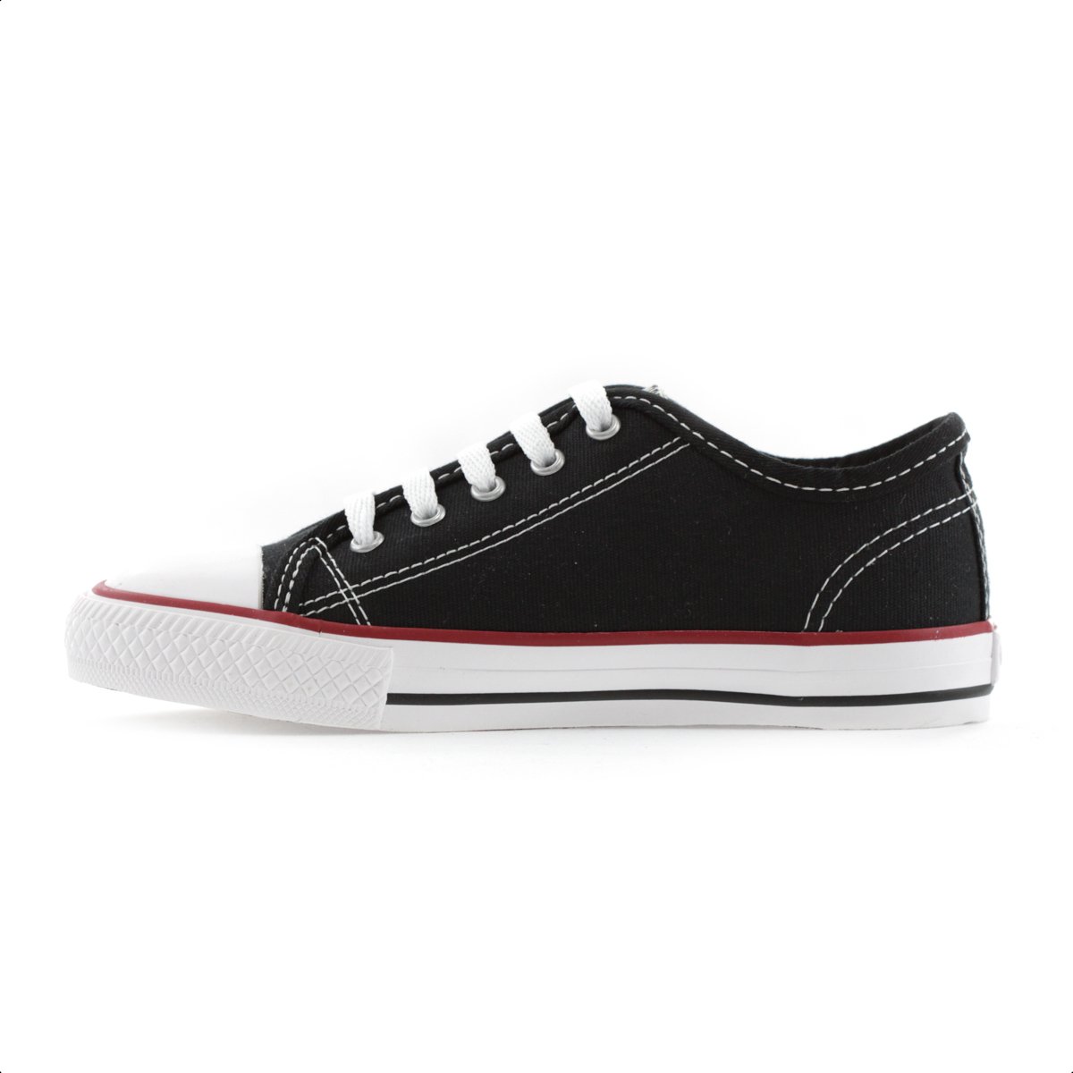 Tenis Diversao Canvas Low Preto - Infantil Preto 2