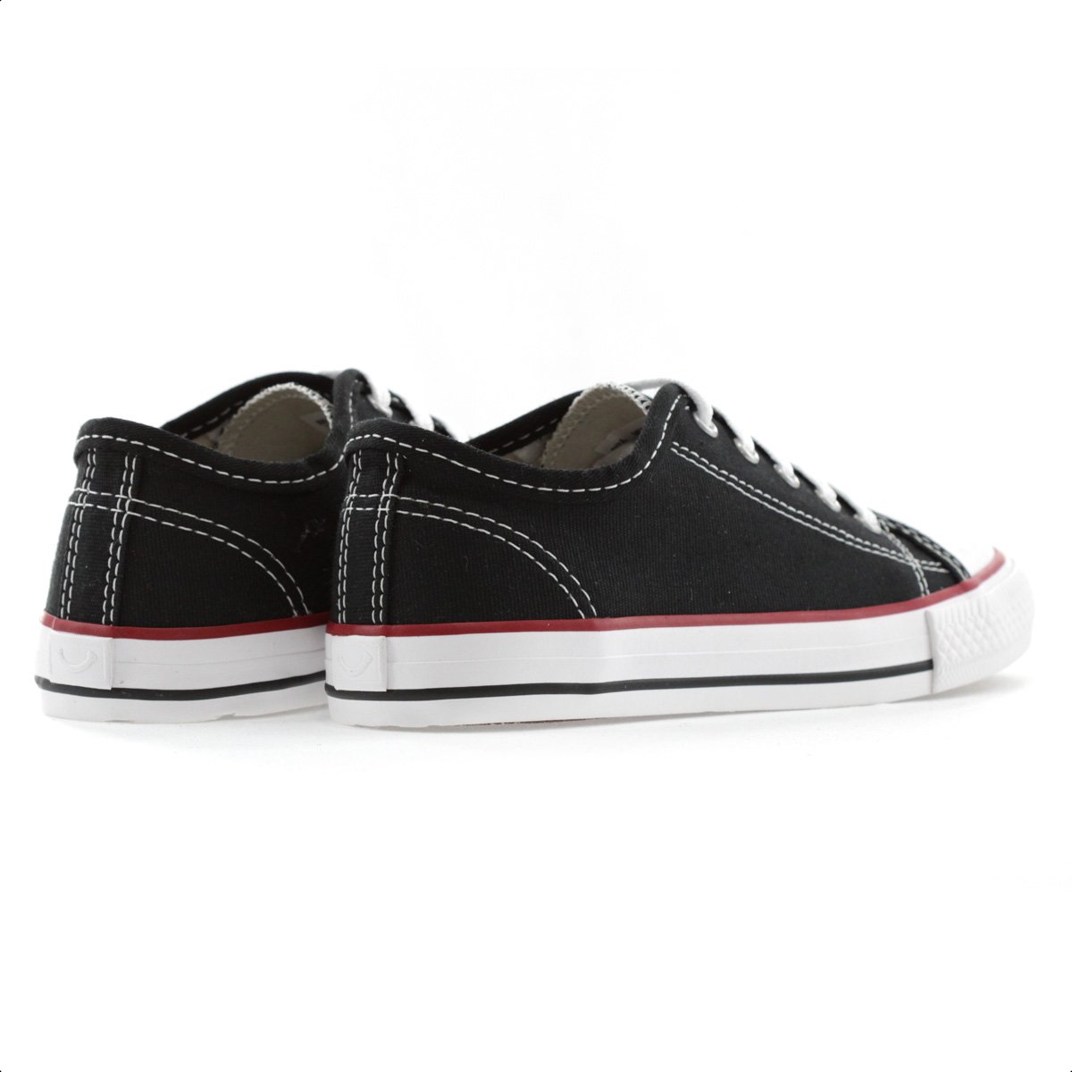 Tenis Diversao Canvas Low Preto - Infantil Preto 4
