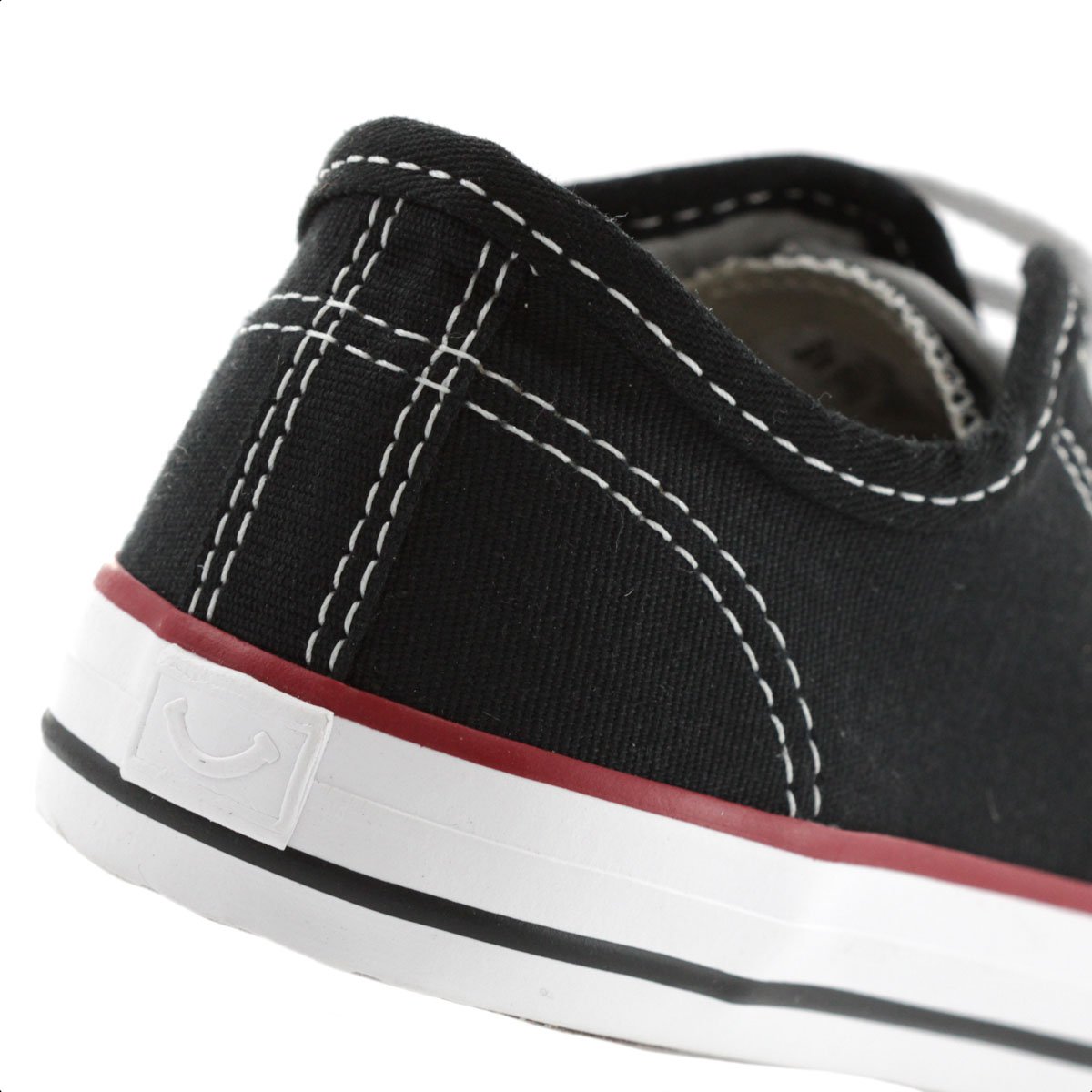 Tenis Diversao Canvas Low Preto - Infantil Preto 8
